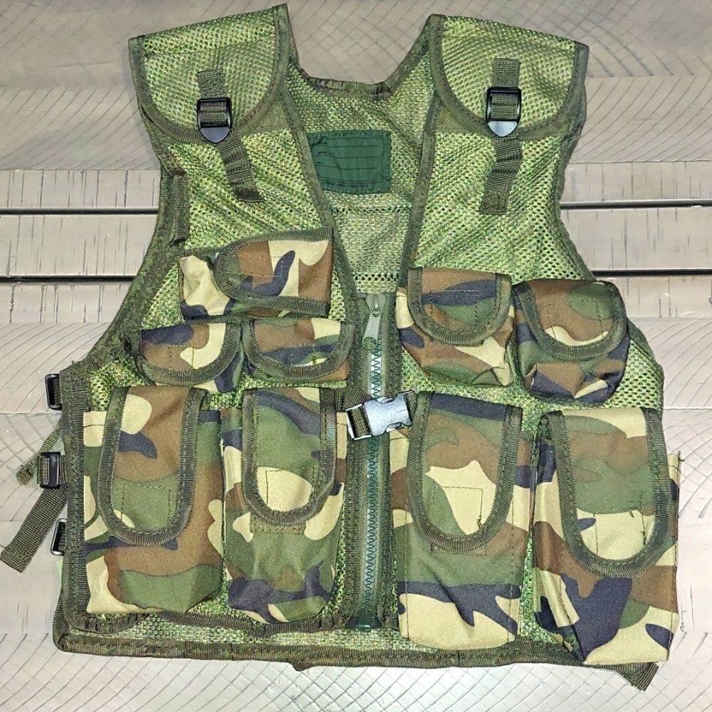 Tactical Green Camo Adjustable Army SWAT Hunting Airsoft Paintball Comba…